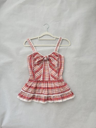 Liz lisa red - red, plaid