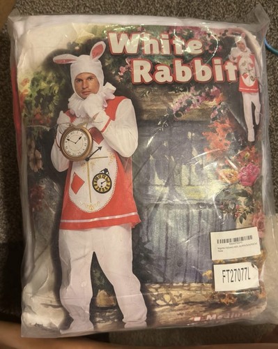 Megartico white rabbit adult - white,