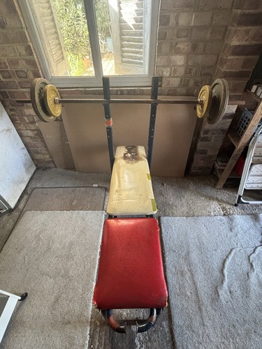 Vintage bench press - bench, &