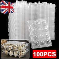 100 x quail egg box boxes