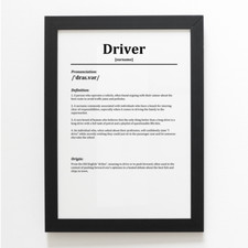 A3 PRINT - Driver - Funny
