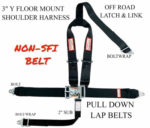 Race harness point - harness, non-sfi