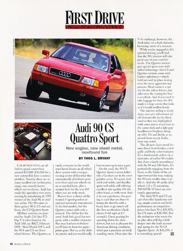 1993 audi quattro sport - audi,