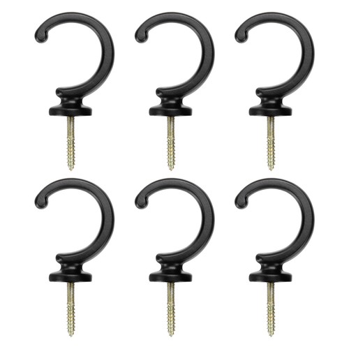 6pcs curtain holdbacks wall - 6pcs,