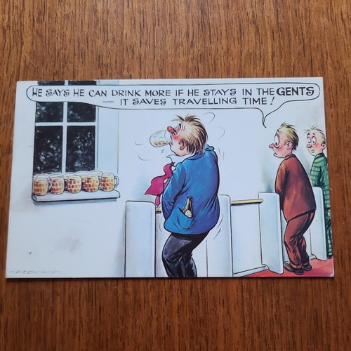 Bamforth vintage comic - vintage,