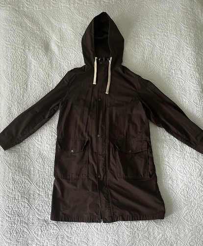 Zara men hooded zip parka - men’s,