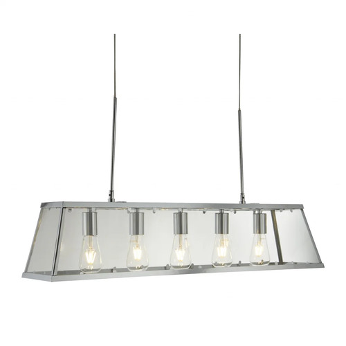 Ceiling light silver voyager - silver, 5