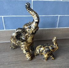 Collage Elephant Mother Baby