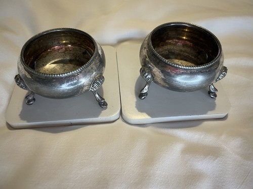 Pair wmf silver plated open - silver,
