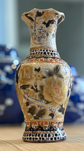 Unmarked satsuma style ceramic - satsuma,