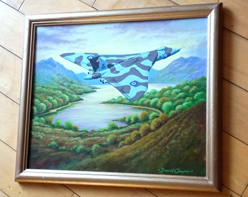 Vulcan bomber original oil - original,