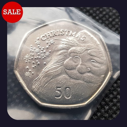 2015 unc gibraltar santa 50p - 2015,