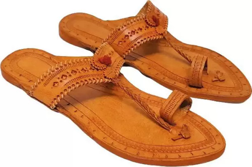 Women kolhapuri leather - women's,