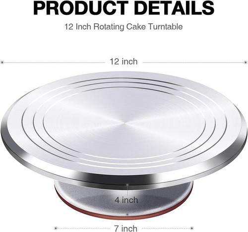 Rotating cake turntable - rotating, 12''