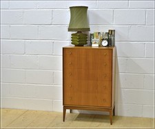 Vintage Danish Design Teak Chest of Drawers by McIntosh Tallboy Retro   DELIVERY