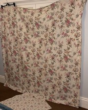 Vintage Dorma Jenny Wren Floral Double Bedding Set. Duvet Cover & 2 Pillowcases 