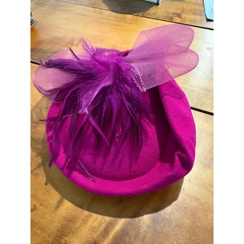 Vintage wool felt pillbox hat - vintage,