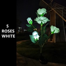 LED SOLAR POWER ROSE FLOWER