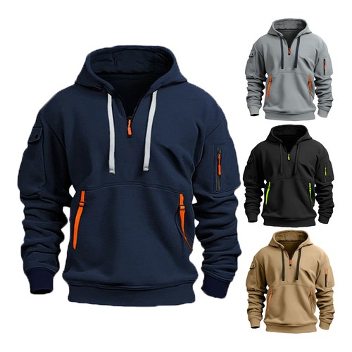 Retro men hoodies - men, work