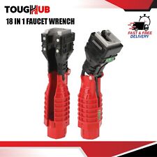 ToughHub 18 in 1 Faucet Wrench Multifunction Sink Basin Tap Spanner Hand Tool UK