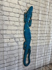 80cm Gecko Turquoise Blue