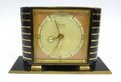 Art deco travel alarm clock - deco,