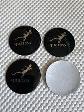 4x Stickers Caps 56mm For Audi