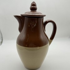 Denby Vintage Brown Coffee Pot