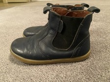 Navy Blue Bobux Chelsea Boots - Size 25 