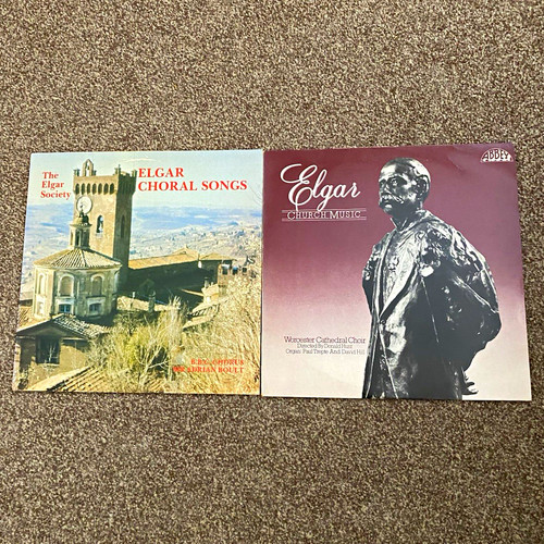 Elgar choral songs x2 - songs,