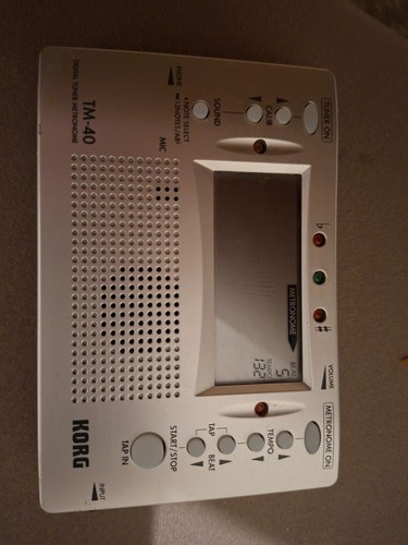 Korg digital tuner and - tm-40,