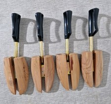 2 Pairs Rochester Shoe Tree Co. XL Mens Cedar Shoe Trees Split Toe Spring Back 