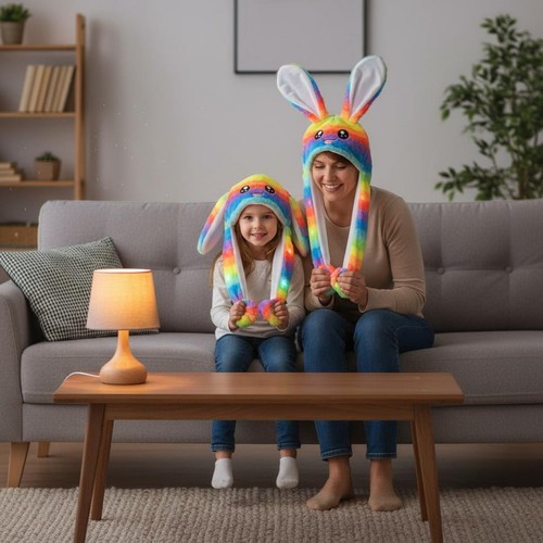 Moving ear bunny hat - ear,