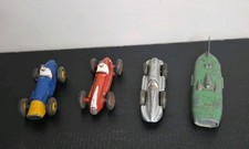 Dinky Toys 23H Ferrari, 24N Maserati, 23E Speed Of The Wind & 23M Thunderbolt.