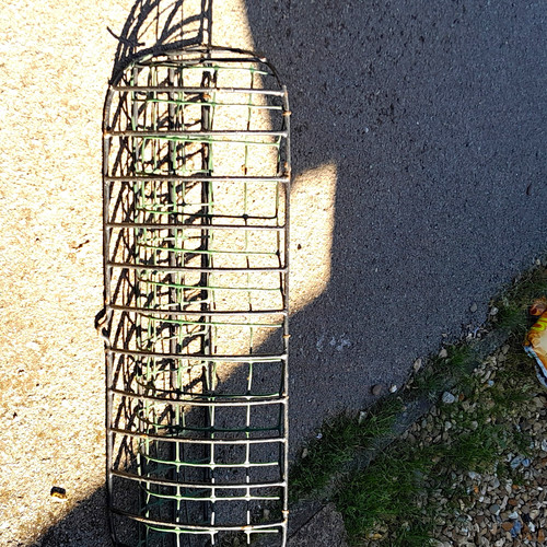 Vintage metal hay plant - vintage,