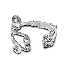 Sterling Silver Fork Cuff