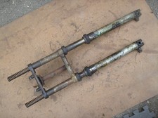BSA 250 C15 ? INCOMPLETE front forks + yokes USED AS FOUND SPARES REPAIR ONLY