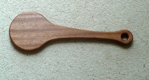 Large mahognay round head - , 15"