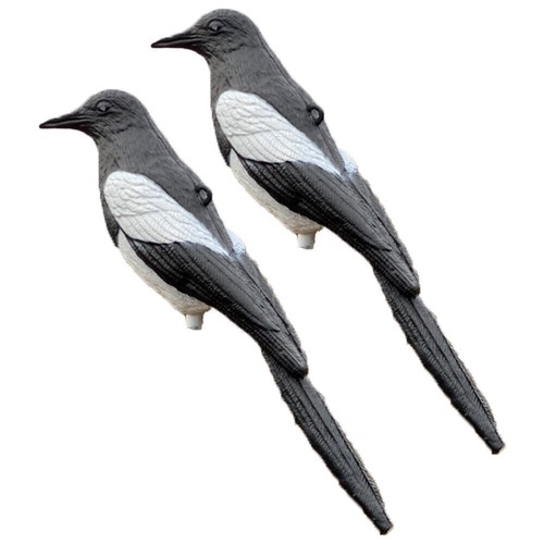 Plastic magpie decoys - plastic,
