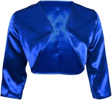 Dressy Satin Bolero Shrug Top