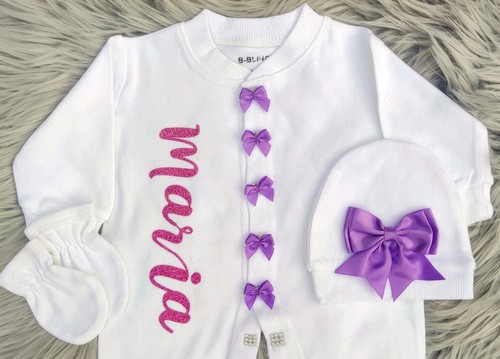 New personalised baby outfit - personalised,