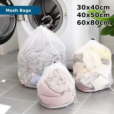 3Pcs Reusable Large Thickened Wash Washing Machine Mesh Net Bags Laundry Bag