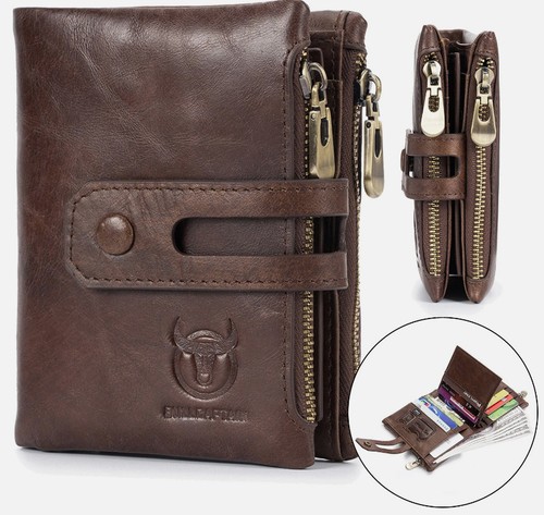 Retro men wallet real genuine - men,