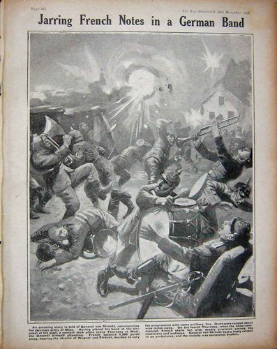 Antique old print 1914 - 1914, ww1