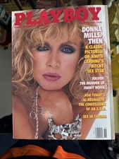 PLAYBOY Men’s Glamour Magazine - November 1989 - Donna Mills Vintage