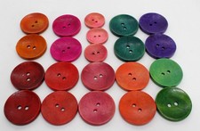 Round 2Hole  Dyed Wooden