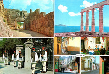 POSTCARDS X13 GREECE COLOUR (UNPOSTED)