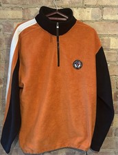 Vintage Winter Fleece 1/4 Zip Pullover Size Large 50” Ski, Snow, Mountains & Fun