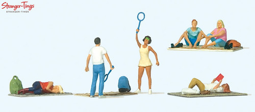 Preiser the lawn figure set - preiser,
