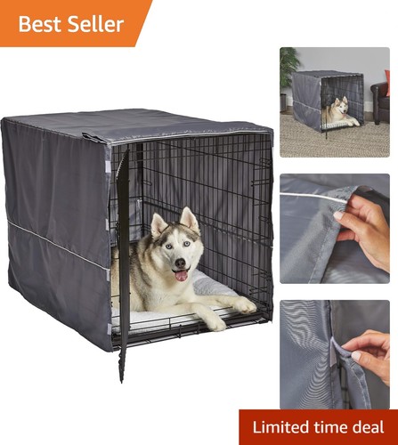 Adjustable door dog crate - adjustable,